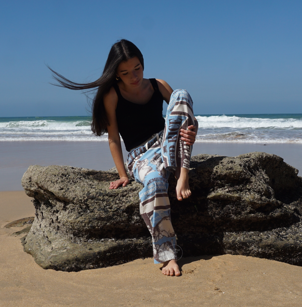 Duo Rabbit Straight Pants