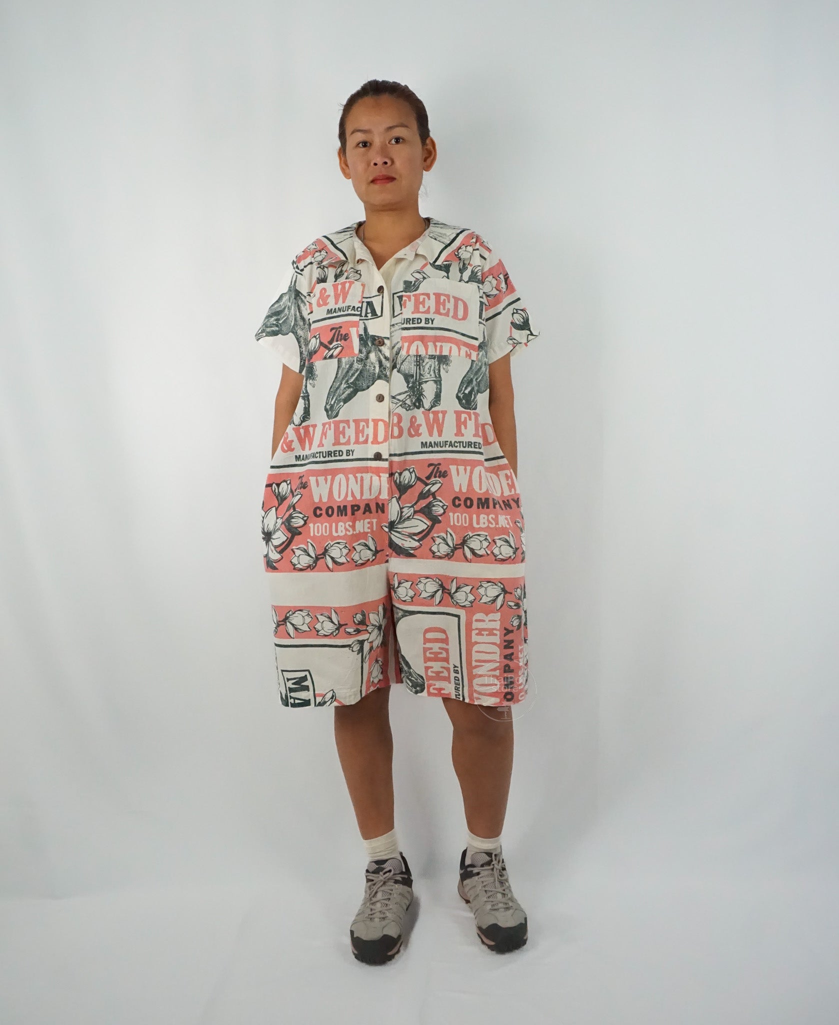 Magnolia Short Overalls