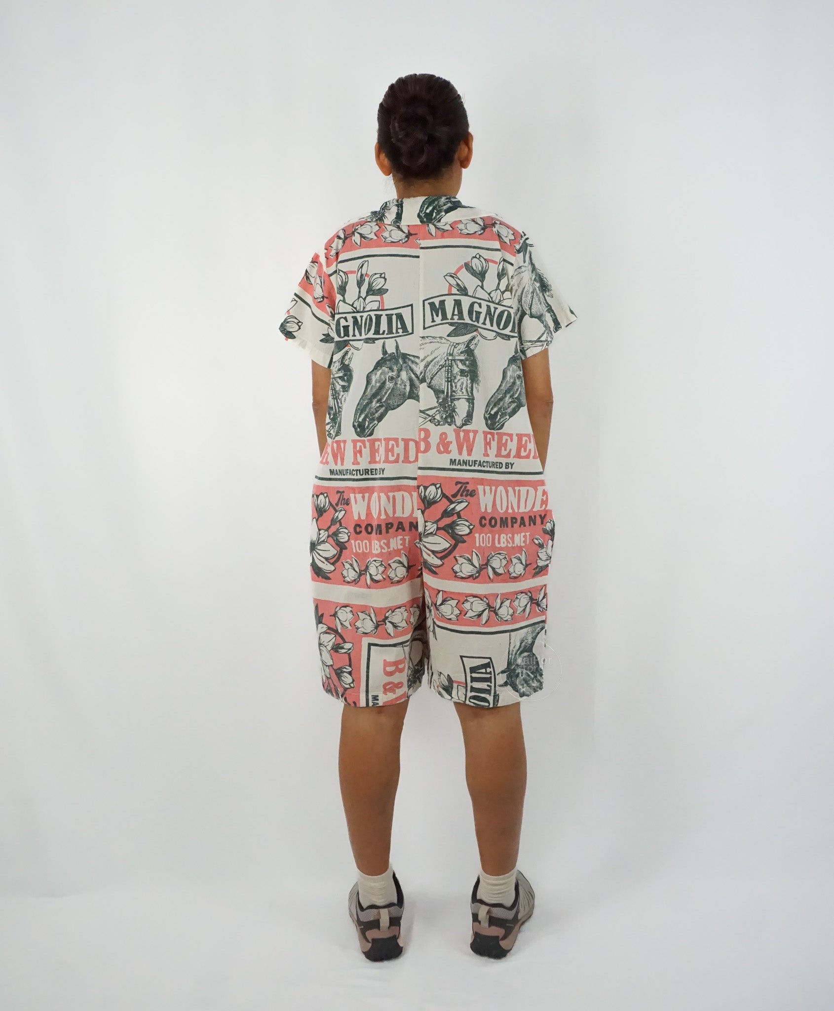 Magnolia Short Overalls