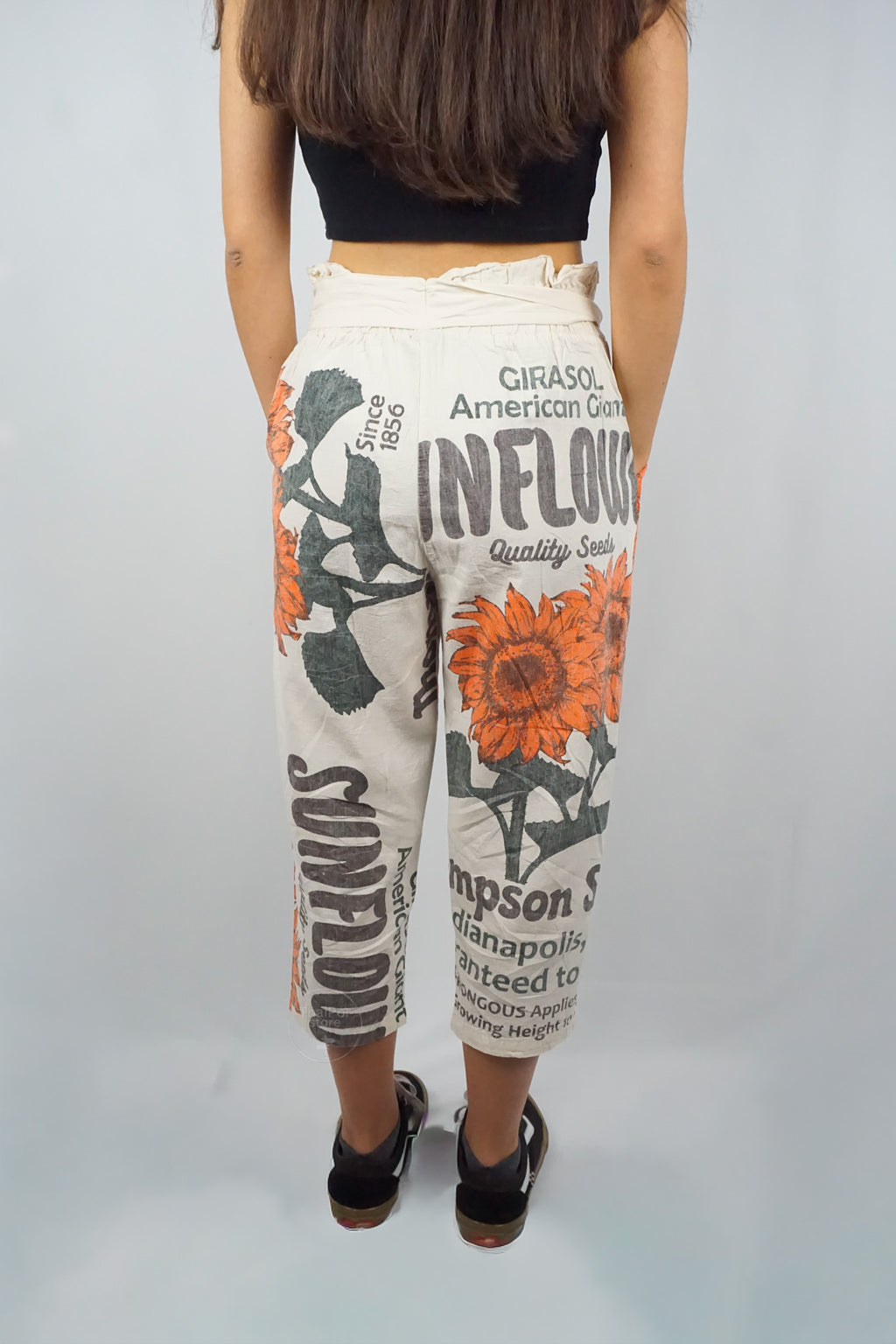 Sunflower Paperbag Pants