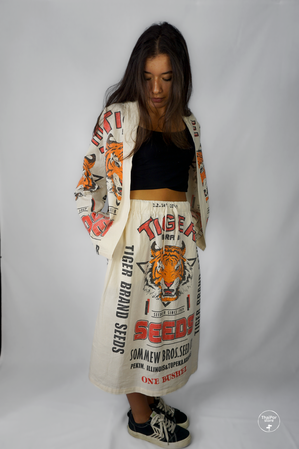 Tiger Short Kimono