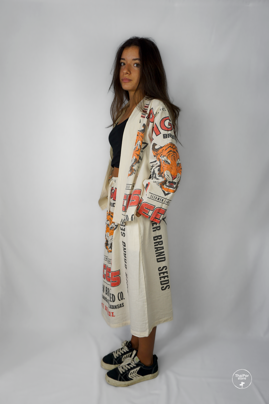 Tiger Short Kimono