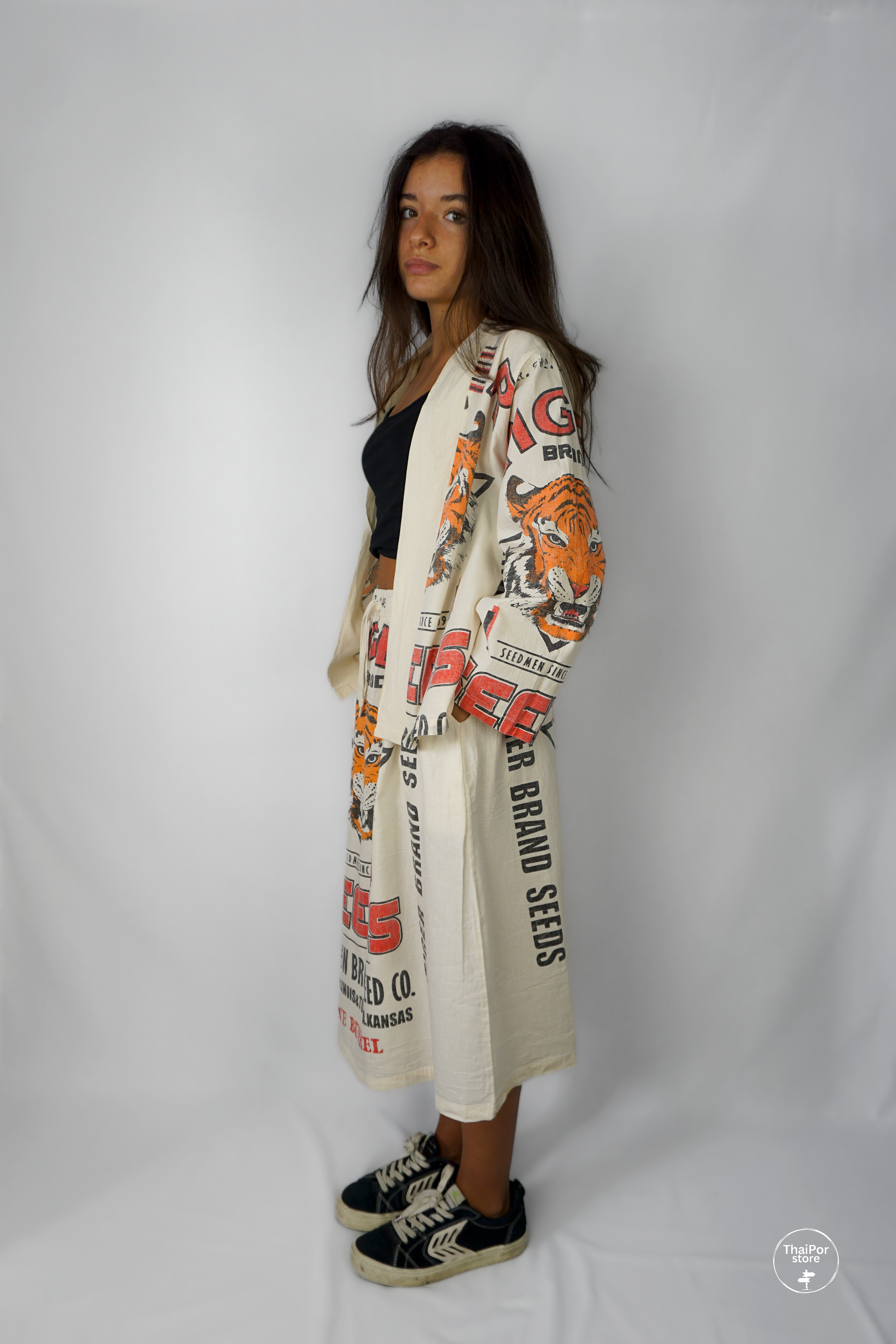 Tiger Short Kimono