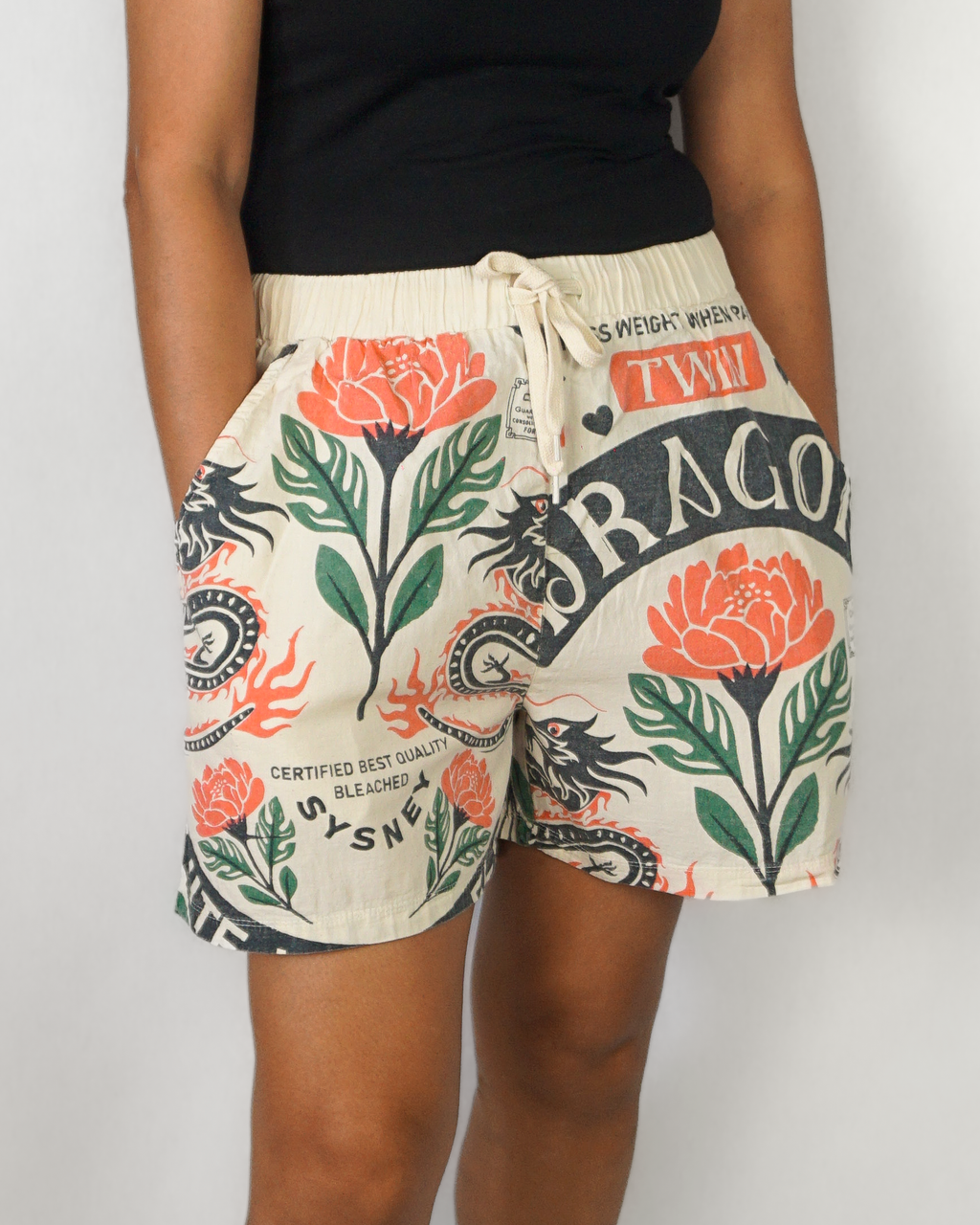 Twin Dragon shorts