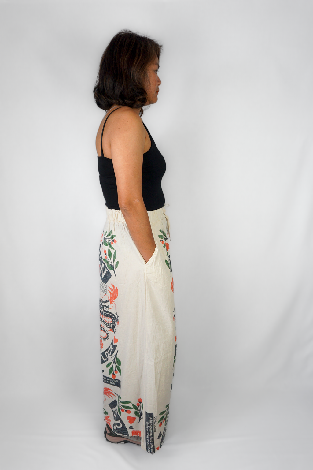 Twin Dragon Long Skirt
