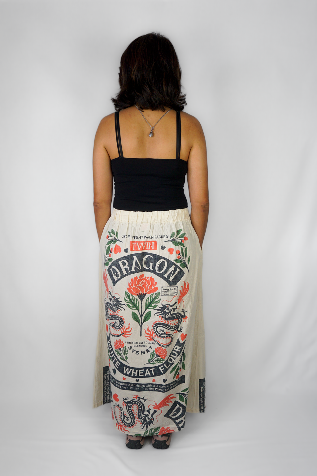Twin Dragon Long Skirt
