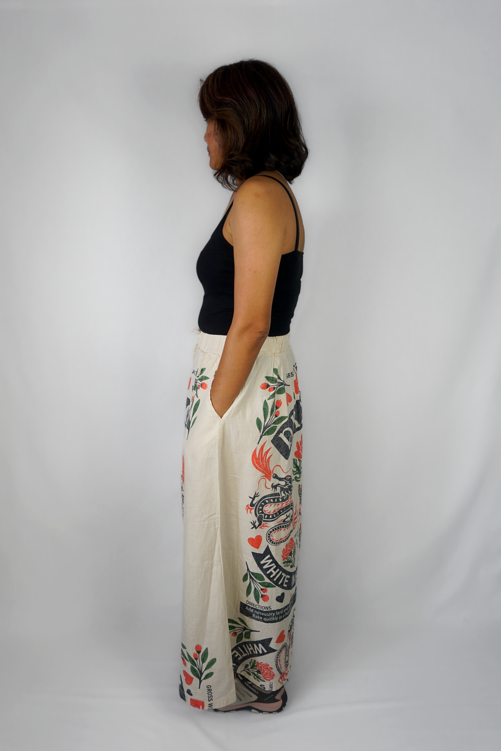 Twin Dragon Long Skirt