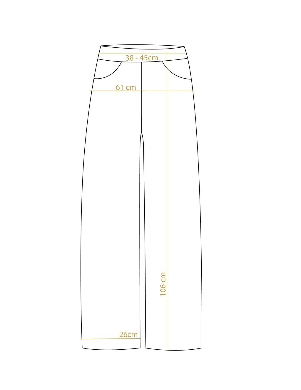 Sunflower straight pants
